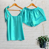 Tie Shoulder Cami and Shorts